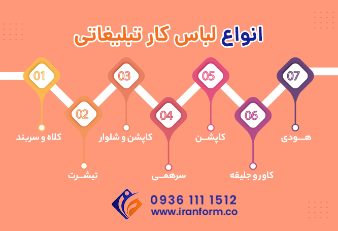 انواع لباس کار تبلیغاتی