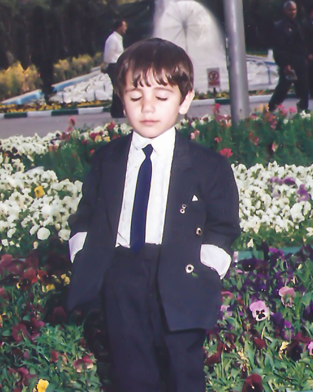 عکس کودکی حامد هادی