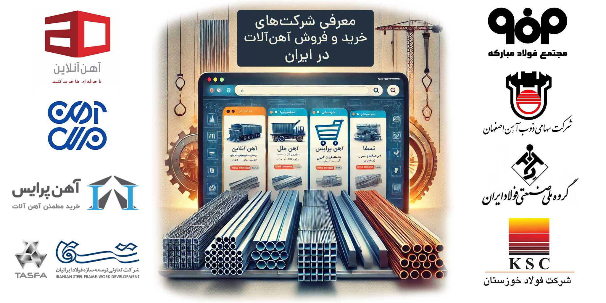معرفی شرکت‌ های خرید و فروش آهن‌آلات در ایران