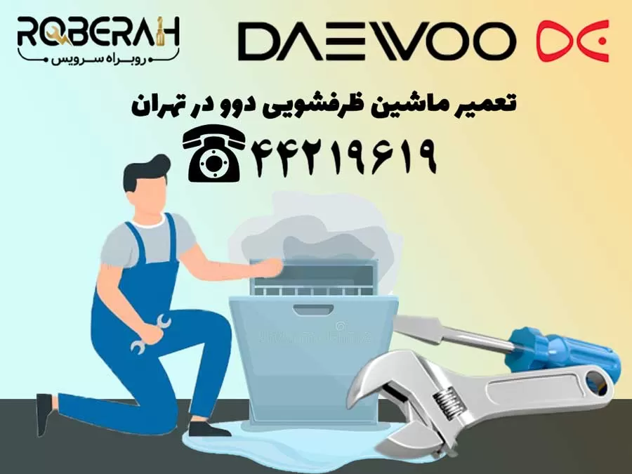 روبراه سرویس بهترین نمایندگی تعمیر ماشین ظرفشویی دوو در تهران