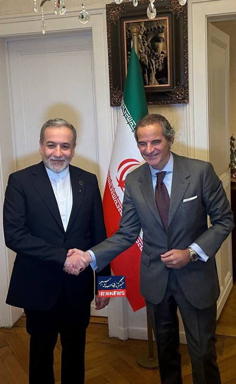 گروسی با عراقچی در ژنو دیدار کرد