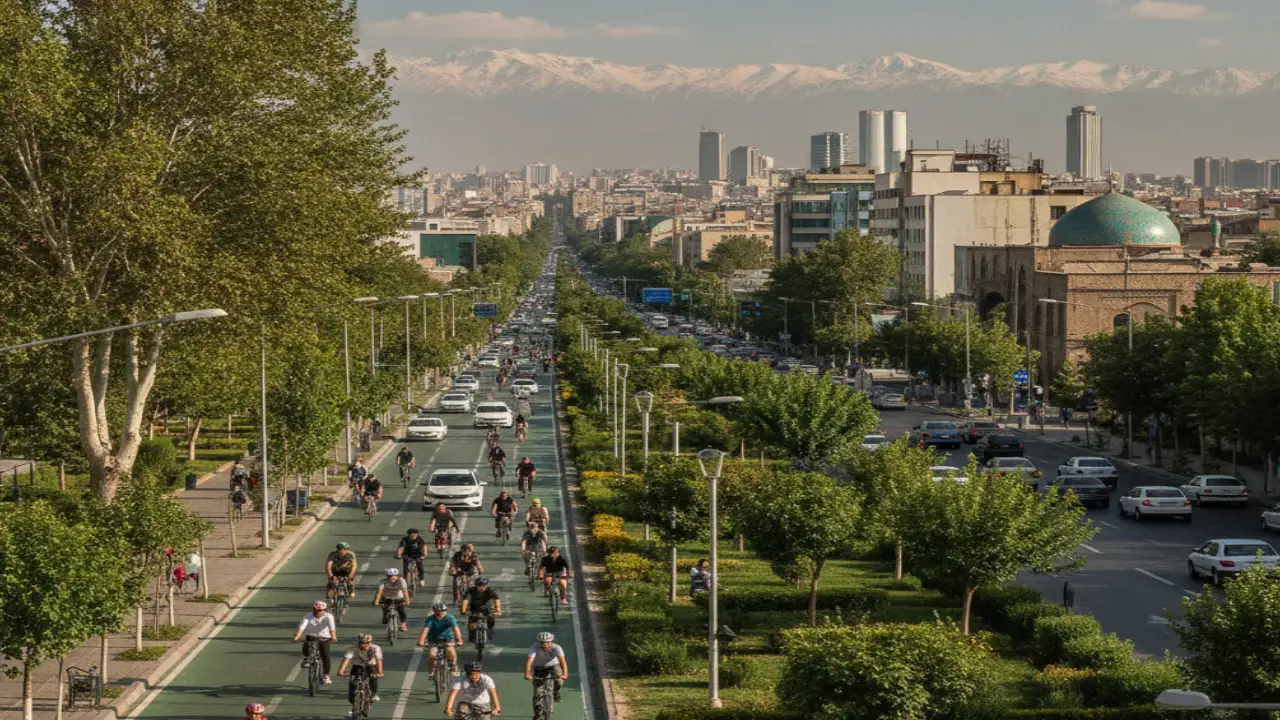 تاثیرات زیست‌محیطی و اقتصادی دوچرخه سواری در حمل و نقل عمومی