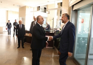 دیدار امیرعبداللهیان با مولود چاوش اوغلو در ترکیه