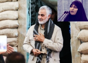 دختر شهید سلیمانی