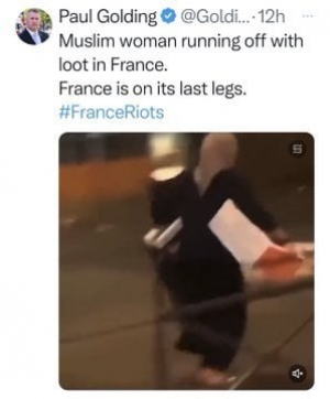 بهره&zwnj;برداری جماعت ضدمسلمان از اعتراضات فرانسه!