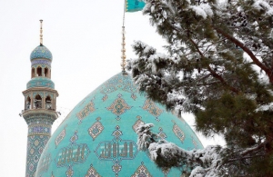 ویدئو| مسجد مقدس جمکران سفید پوش شد