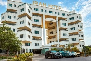 فاصله هتل ایران کیش تا دریا